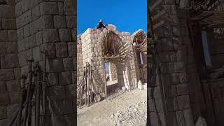 Stone arch door mould stripping process [upl. by Etteniotnna]