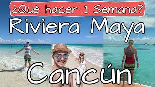 Qué hacer en Cancún 🏖️ Itinerario 1 semana en Riviera Maya ✅ Playas Cenotes Islas Ruinas y más [upl. by Nepean889]