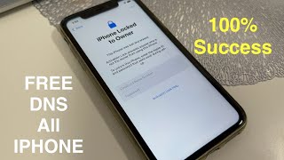 FREE DNS UNLOCK 2024 Remove icloud lock without owner Unlock Apple activation lock forgot password [upl. by Susejedairam]