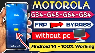 Moto Frp Bypass 2024 Android 1314 New Security Without Pc Moto frp [upl. by Trutko617]