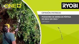 Podadora de sierra de pértiga de 20cm 18V ONE™  Opinión del cliente PatricioMax  RYOBI® [upl. by Iru]