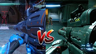 Halo Infinite vs Halo 5  SPNKR Rocket Launcher [upl. by Kazmirci416]