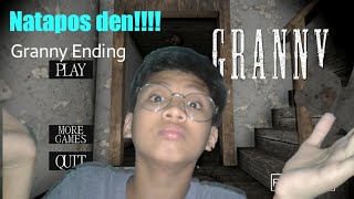 Natapos den  Granny ending funny gameplayfilipino [upl. by Cristen]