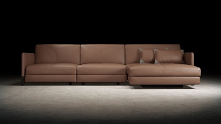 Lafayette Sofa in Leather by Modloft MD804 [upl. by Acilef184]