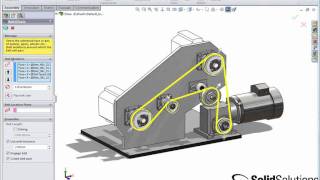 Belts and Chains in SolidWorks [upl. by Kloster]