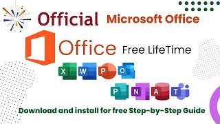 Official Microsoft Office Download and install for free StepbyStep Guide  Free MS Office [upl. by Alexina]