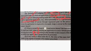 UP Revenue Code 2006 Section 225b Procedure for lodging of caveat in simple n easy language [upl. by Aenahs]