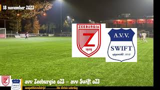 amsterdam battle 🔥⚽💥 avv Zeeburgia o23  avv swift o23 11 11 highlights goalkeepersaves [upl. by Cathe]