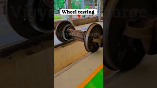 Train wheel checkup machine train [upl. by Cam]