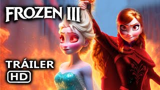 FROZEN 3 2024 Anna with fire  First Trailer Disney Animation Concept 4K [upl. by Gradeigh]