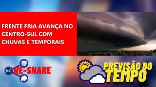 🔴 PREVISÃO DO TEMPO PARA HOJE 3 DE OUTUBRO DE 2024 [upl. by Saraann]