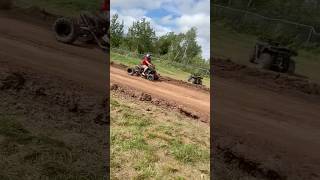 Trx 450r vs Ltr 450 at The Atv Drag atvmoto racing dirt atv subscribe fyp [upl. by Aivataj860]