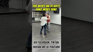 Jive of Herts dance moves demo step Push Catapult dance jive rockabilly rocknroll dancer [upl. by Damaris]