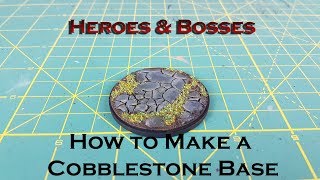 Painttech 18  How to make a cobblestone base [upl. by Golter]