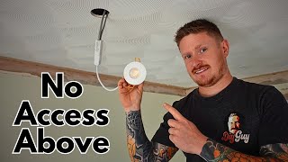 How to Install Downlights With No Access Above  It is Possible [upl. by Trueman315]