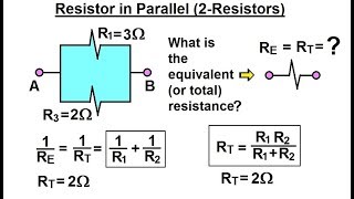 Physics  EampM Ch 413 Ohms Law amp Resistor Circuit Understood 3 of 27 Resistors in Parallel2 [upl. by Heman]