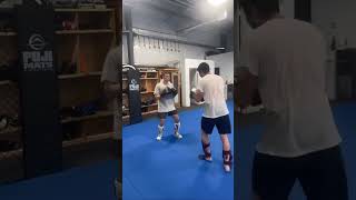 Kickboxing sparring [upl. by Worrad]