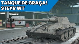 TANQUE DE GRAÇA Steyr WT  Tudo sobre o evento Dança do Tigre  WoT Blitz [upl. by Eglantine]