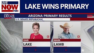 Kari Lake wins primary challenge for Sinema Senate seat  LiveNOW from FOX [upl. by Lupiv]