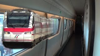 INTERNI del PENDOLINO Treno ETR46024 storico [upl. by Nuawad]