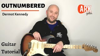 Outnumbered  Dermot Kennedy  Guitar Tutorial  Super Easy Beginner Guitar Song [upl. by Nauqit344]