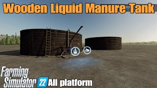 Wooden Liquid Manure Tank [upl. by Enomal613]