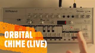 ORBITAL CHIME LIVE TB303  TB03  TB3  TD3 PATTERN [upl. by Edva]