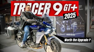 Indepth walk around Yamaha tracer 9gt plus 2025 First impressions [upl. by Vareck205]