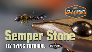 Semper Stone  Stonefly Nymph Pattern Fly Tying Tutorial using Semperfli Materials [upl. by Daven]