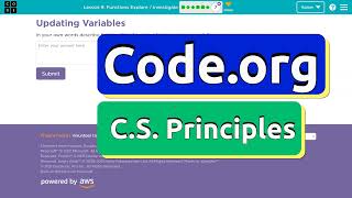 Codeorg Lesson 98 Functions ExploreInvestigate  Tutorial and Answer  Unit 4 CSP [upl. by Ambrosi]