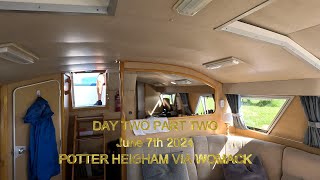 Norfolk Broads June 2024  Day Two Part Two  Thurne Dyke to Potter Heigham Via Womack Water [upl. by Rogergcam4]