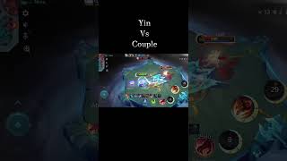 Yin Vs Couple player ☠️ mlbb yin shorts couple mobilelegends mlbbshorts viralshort yinmaniac [upl. by Sherfield337]