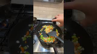 Delicious and easy veggie Mac and cheese cooking [upl. by Suoivatco]