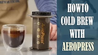 How to make Awesome Cold Brew Coffee with Aeropress Iced or Hot [upl. by Pascal]