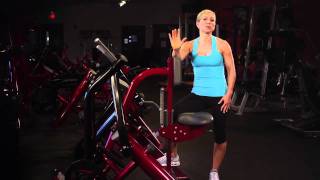 Life Fitness Signature Series PlateLoaded Row Instructions [upl. by Elleinod]