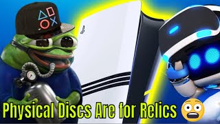 Sony fanboy shill happily defends PS5 Pro being all digital [upl. by Vanessa]