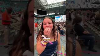 Reacting to Our Seats at Taylor Swifts Concert [upl. by Dee]