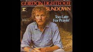 Gordon Lightfoot Sundown Lyrics [upl. by Semele]