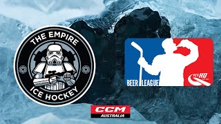 Empire V No Regretzkys  Div 3  18th June  IceHQ Beer League ice hockey [upl. by Lawton]