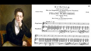 Franz Schubert  Erlkönig Sheet music and lyrics [upl. by Noreh]