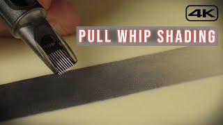 Tattoo Shading Techniques  PULL WHIP SHADING [upl. by Ahserak]