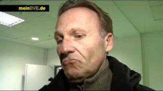 VfL Wolfsburg  BVB Freies Interview mit Watzke [upl. by Amerd]