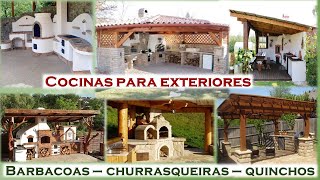 Cocinas exteriores ✔👍✔ Barbacoas  Quinchos [upl. by Strait522]