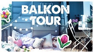 Balkon Tour I Deko Ideen amp Tipps Tumblr amp Pinterest inspiriert I Vlog [upl. by Aiveneg]