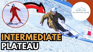 Intermediate ski tips  How to link turns skiing  How to parallel ski better [upl. by Navetse]