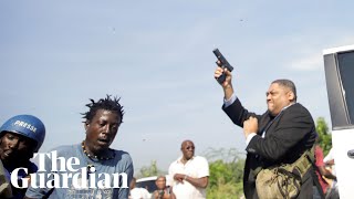 Haitian senator opens fire during protest near parliament [upl. by Ocana115]