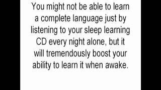 Sleep Programming Can You Really Learn While You Sleep [upl. by Dupin438]