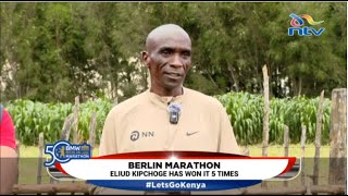 5time Champion Eliud Kipchoge speaks on the Berlin Marathon [upl. by Birdie]