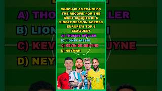 Which player holds the record for the most assists in a single season across Europe’s top 5 leagues [upl. by Sama768]