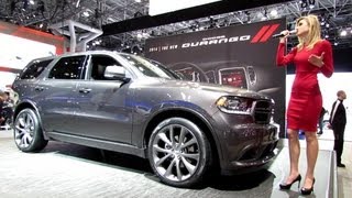 2014 Dodge Durango RT Presentation  2013 New York Auto Show [upl. by Lienet]